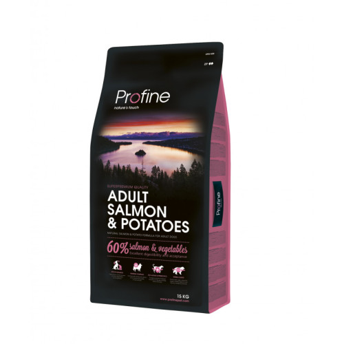 Profine cão adulto - salmão e batatas - 15 Kg