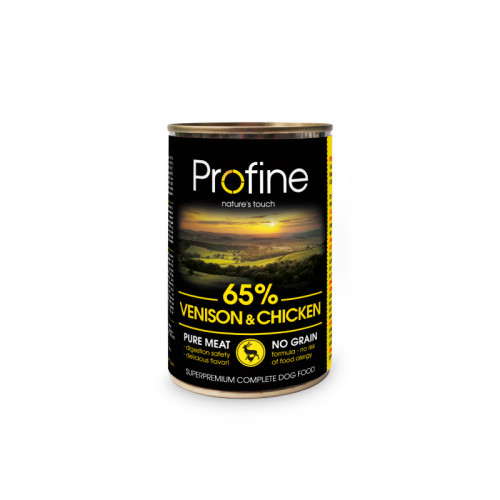 Profine - veado e galinha - lata 400 g